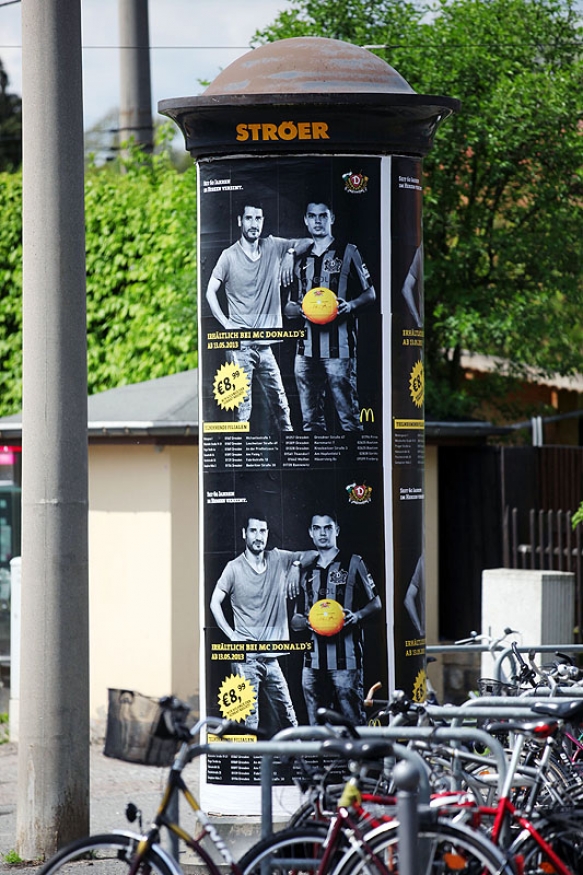 Werbefotografie: Plakatkampagne SG Dynamo Dresden und MC Donalds