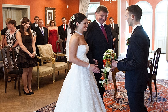 Hochzeitsfotos Anja und Ralf in der Villa Teresa Coswig