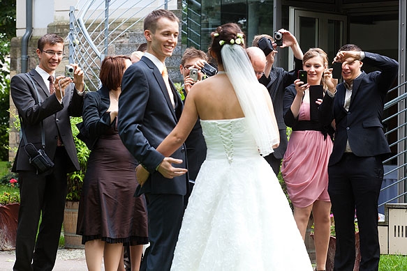 Hochzeitsfotos Anja und Ralf in der Villa Teresa Coswig