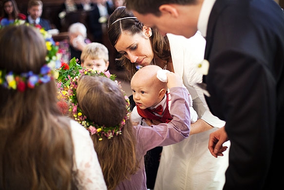 Hochzeitsfotograf - Hochzeitsreportage in der Dorfkirche Pesterwitz