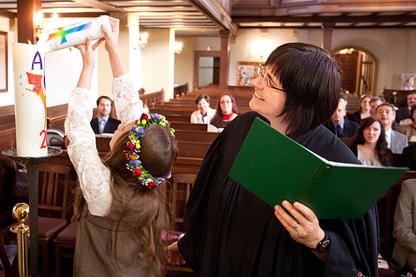 Hochzeitsfotograf - Hochzeitsreportage in der Dorfkirche Pesterwitz