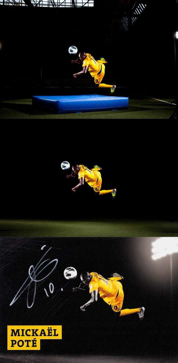 Sportfotograf: Making-Of Autogrammkarte SG Dynamo Dresden