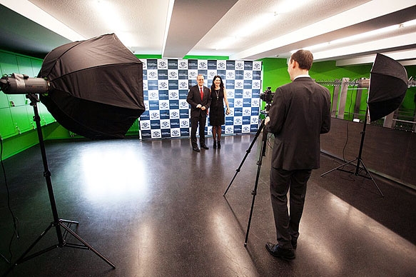 Fotostudio mit Sofortbilddruckern: Making-of