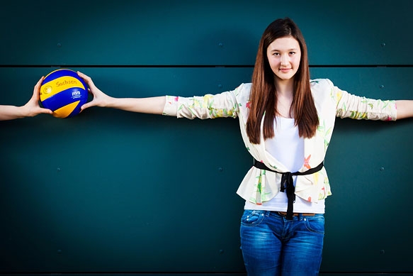 Tabea Yang Volleyballtalent vom VC Olympia Dresden