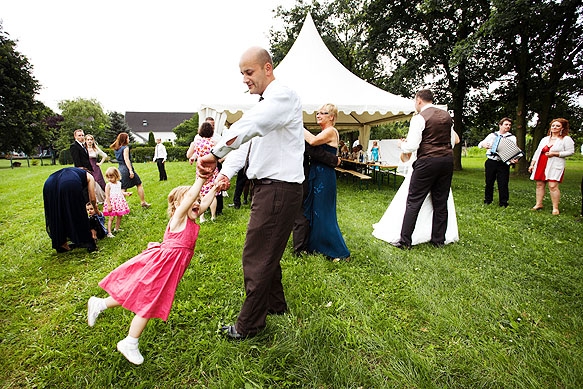 Hochzeitsfotos einer Hochzeit im Sommer bei Cottbus